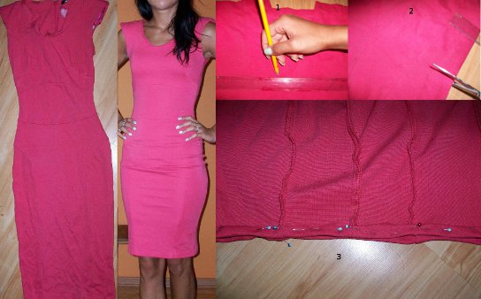 DIY: Jak skrócić sukienkę? / Sukienka Asos