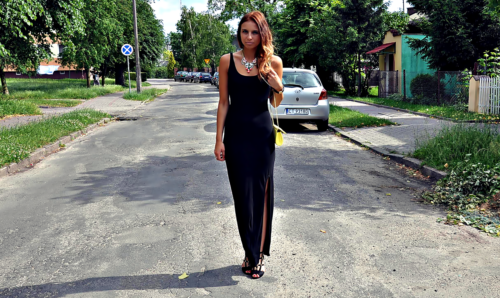 Maxi black dress