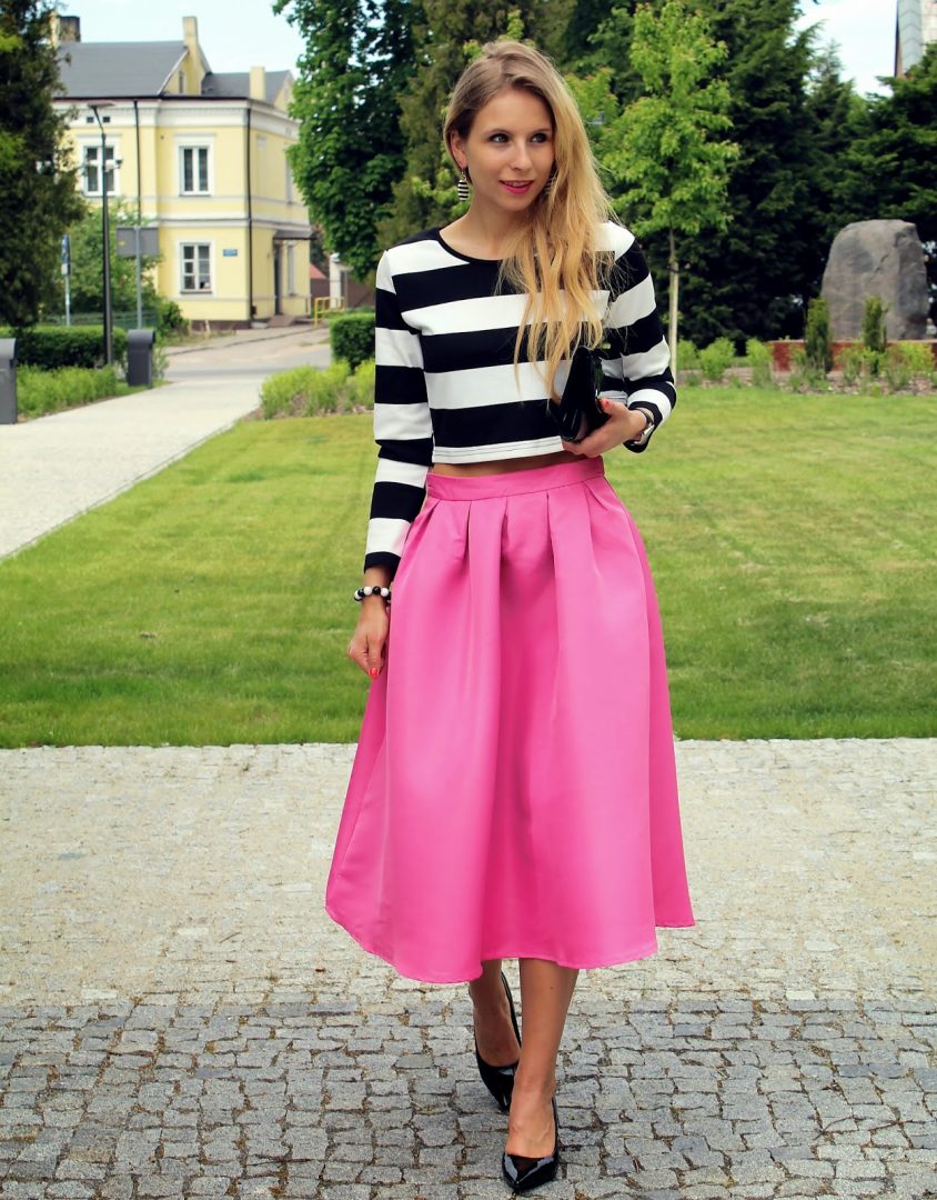 Striped top & skirt / Top w paski i spódnica